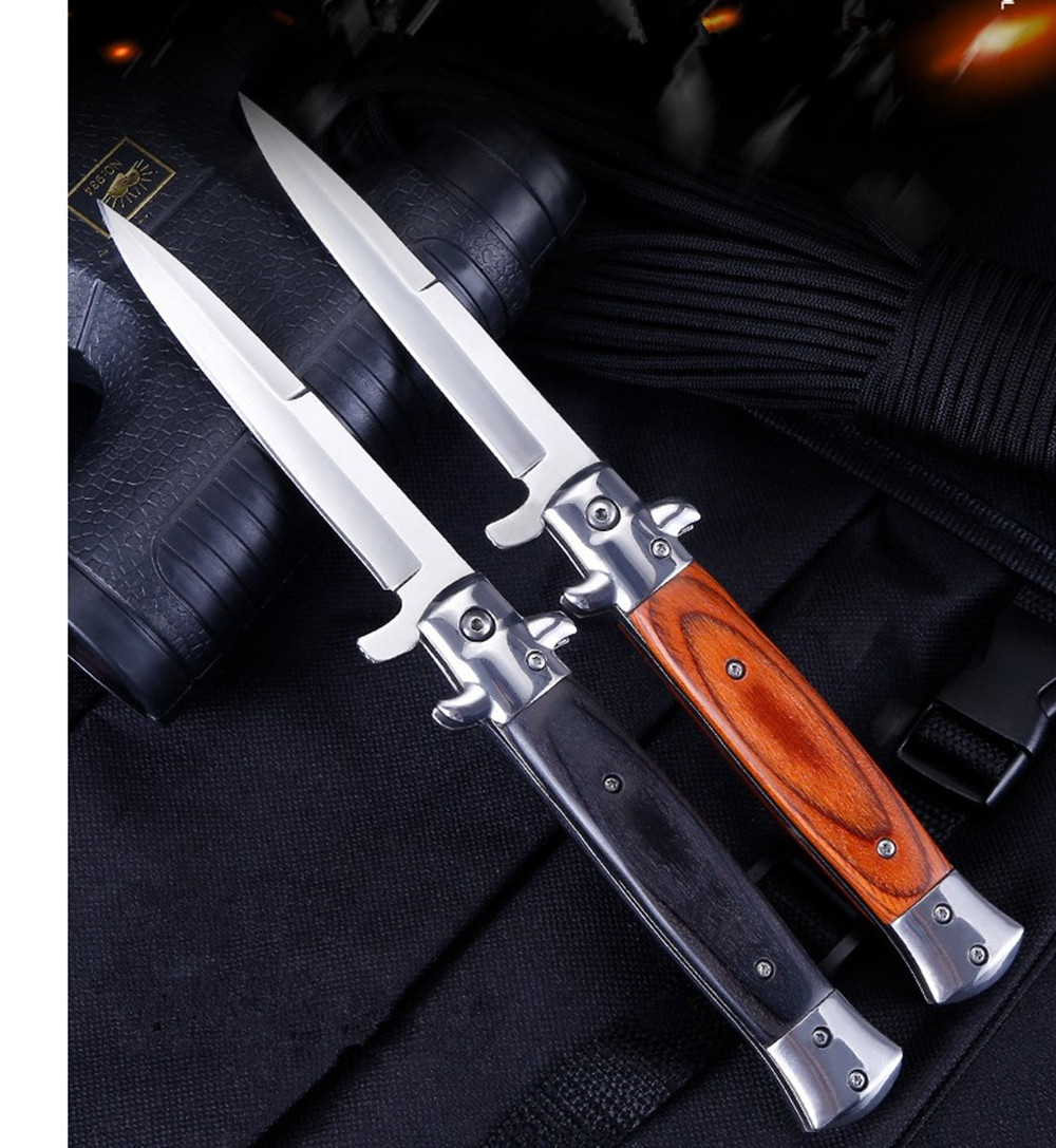 Outdoor Camping with High Hardness Swiss Multi-Function Folding Survival Knife