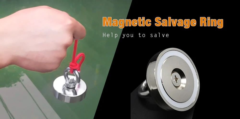 Neodymium Magnetic Salvage Ring Deep Sea Fishing Magnet