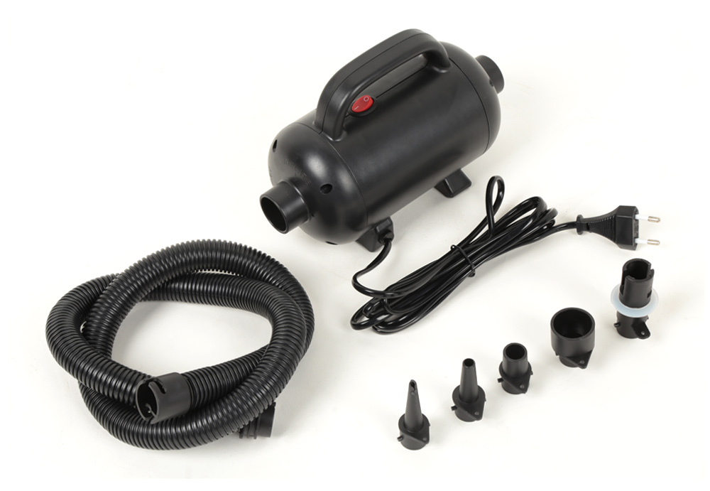 Portable Electric Air Pump Quick-fill Inflator with 3 Nozzles