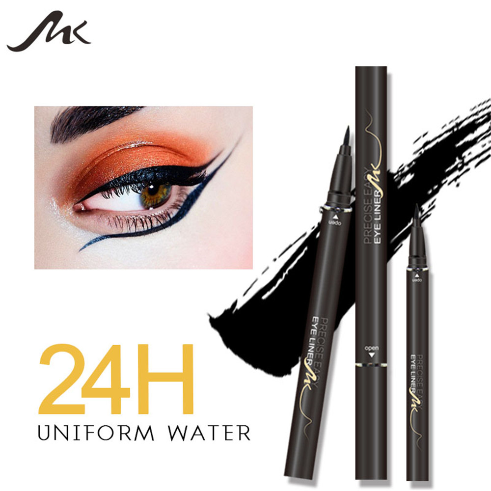 MK Black Eyeliner Make Up 24 Hours Long-lasting Waterproof Liquid Eye Pencil