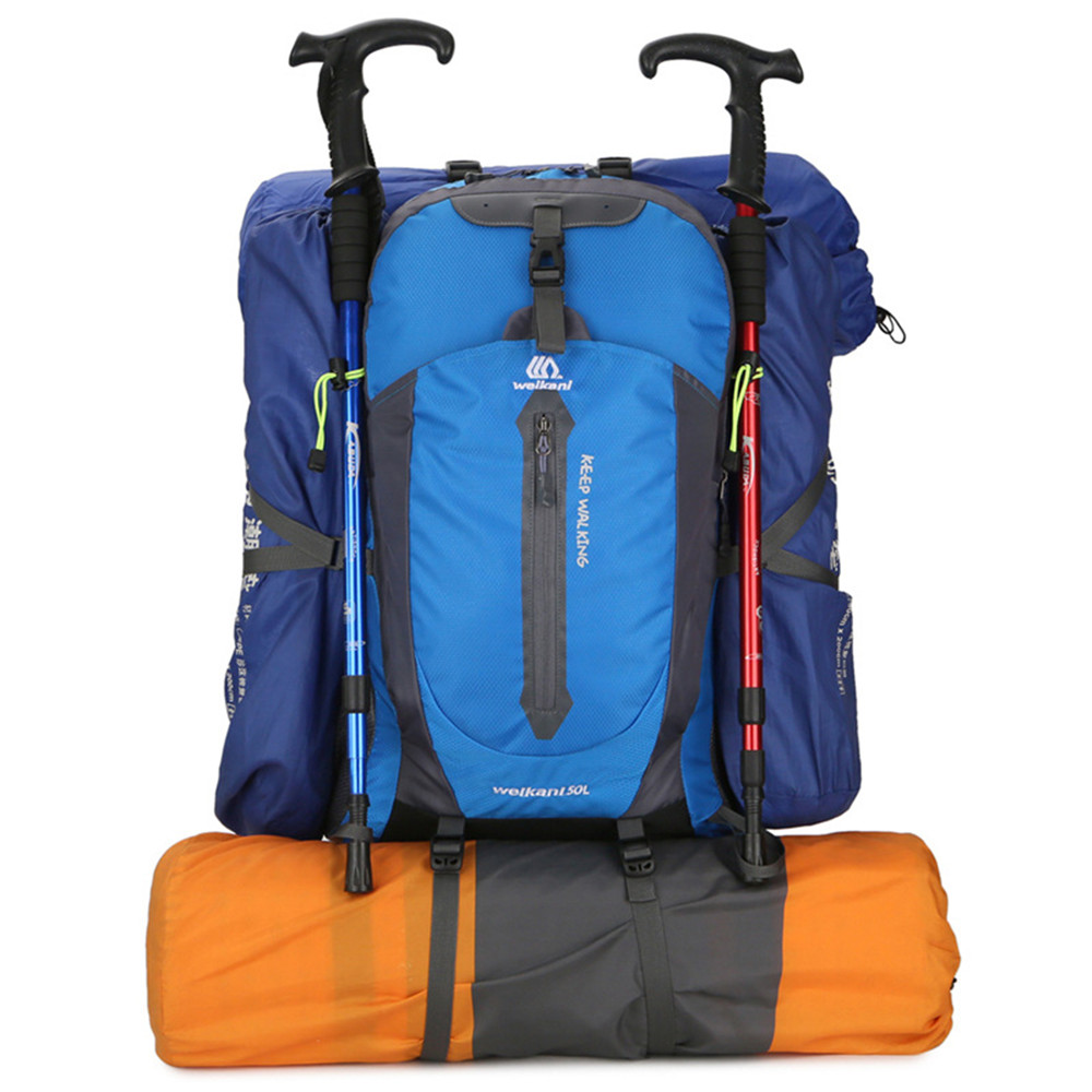 New Outdoor Sports Backpack 50L Mountaineering Bag Travel Backpack Hiking Campin
