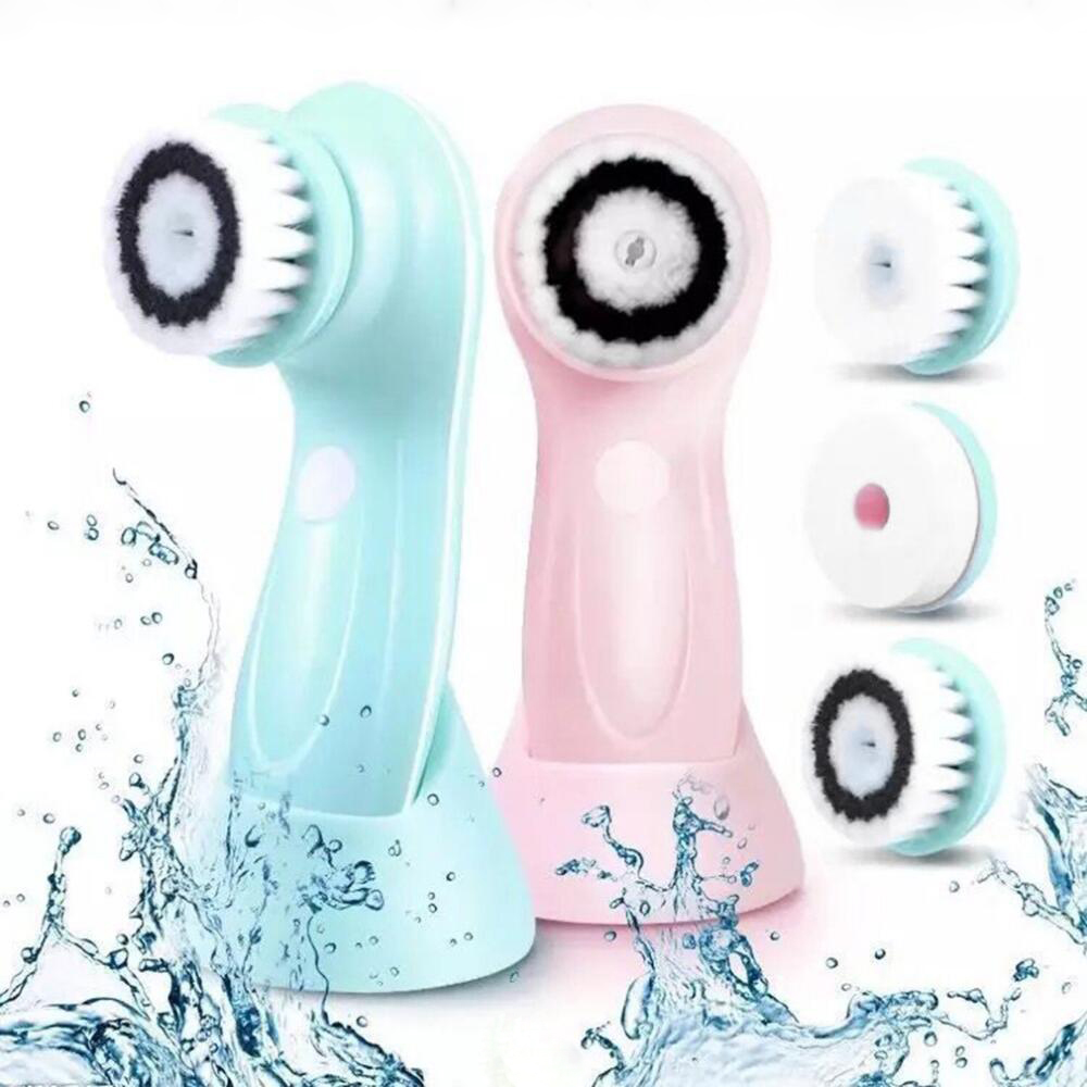 3 in 1 Multifunctional Electric Face Cleansing Brush Household USB Face Cleaning