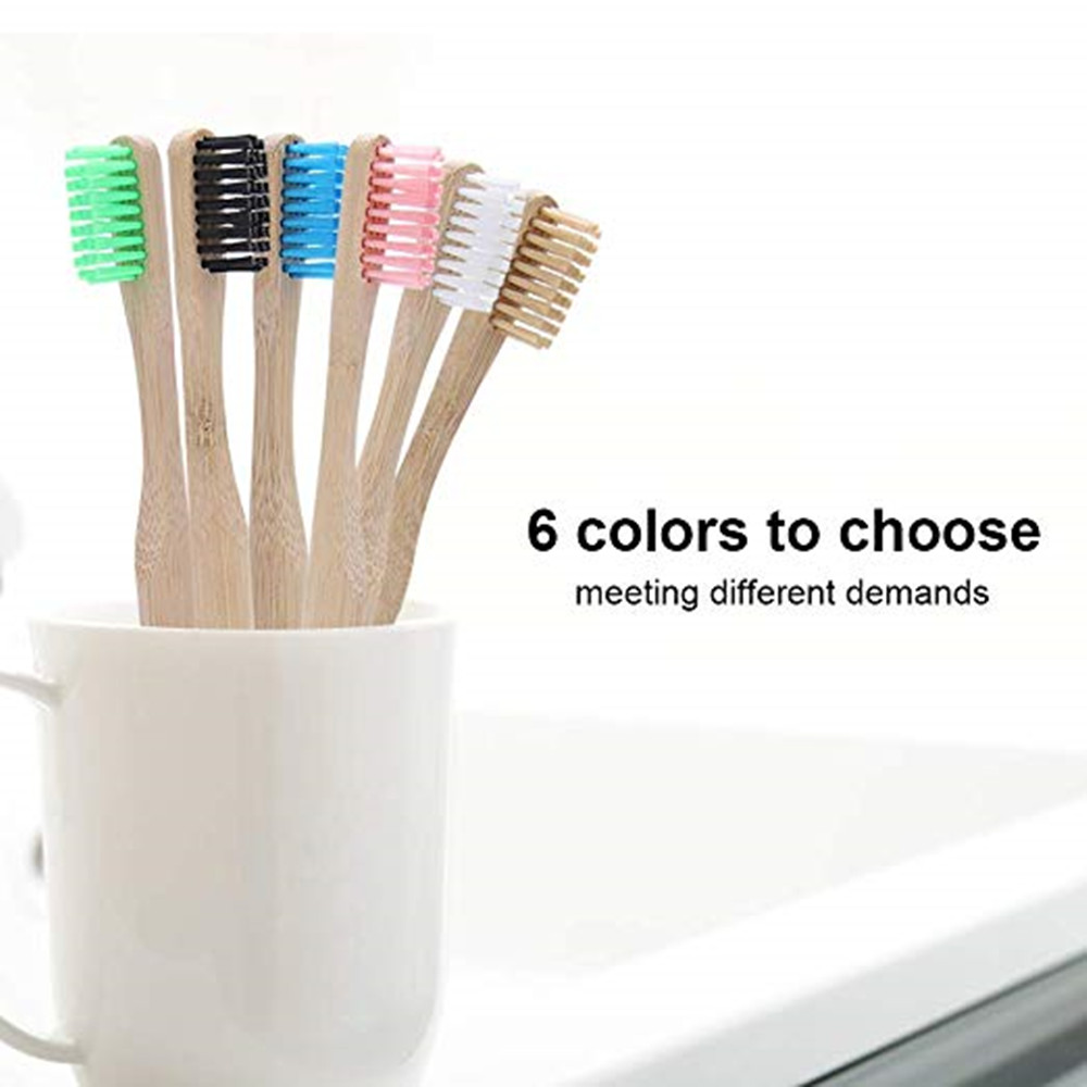 High Grade Dyed Round Handle Nylon Soft Hair Adult Toothbrush
