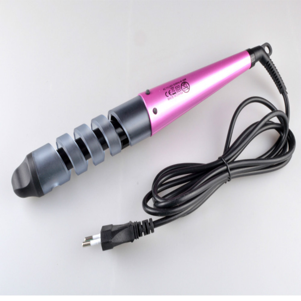 KM-1026 Curling Iron Automatic Hair Curler Ceramic Electric Spiral Roller