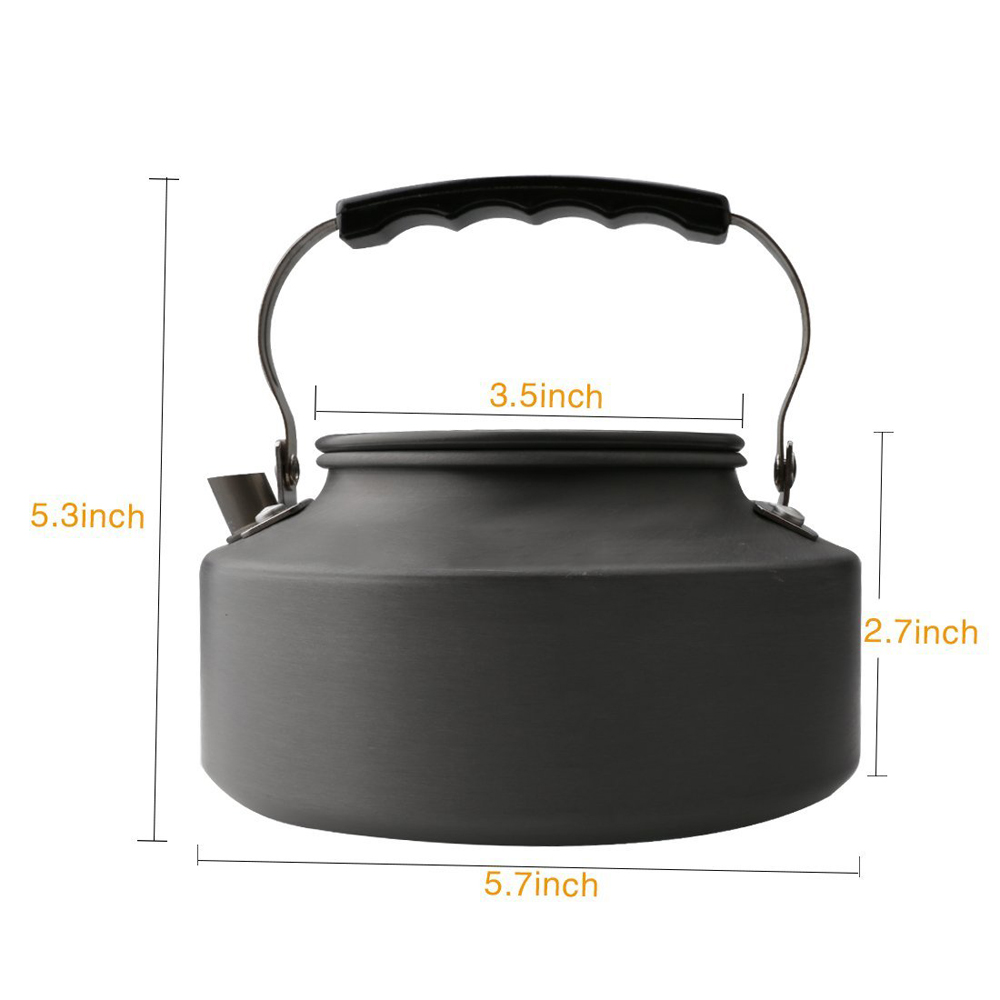 1.1L Outdoor Camping Cooking Portable Water Kettle for Tea Coffee