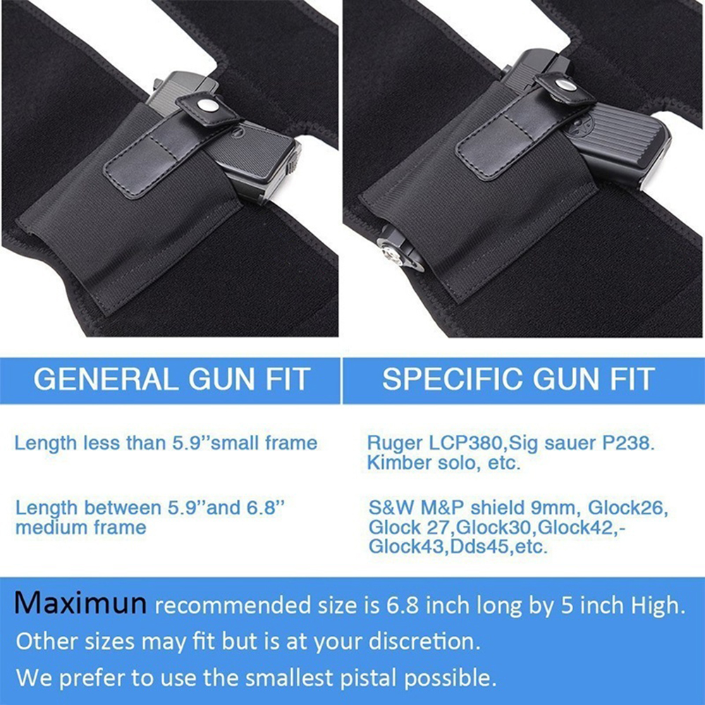 Concealed Carry Ankle Leg Holster for Glock Gun Pistol