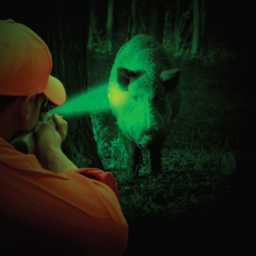 Green light LED Coyote Hog Pig Varmint Predator Hunting Light Flashlight