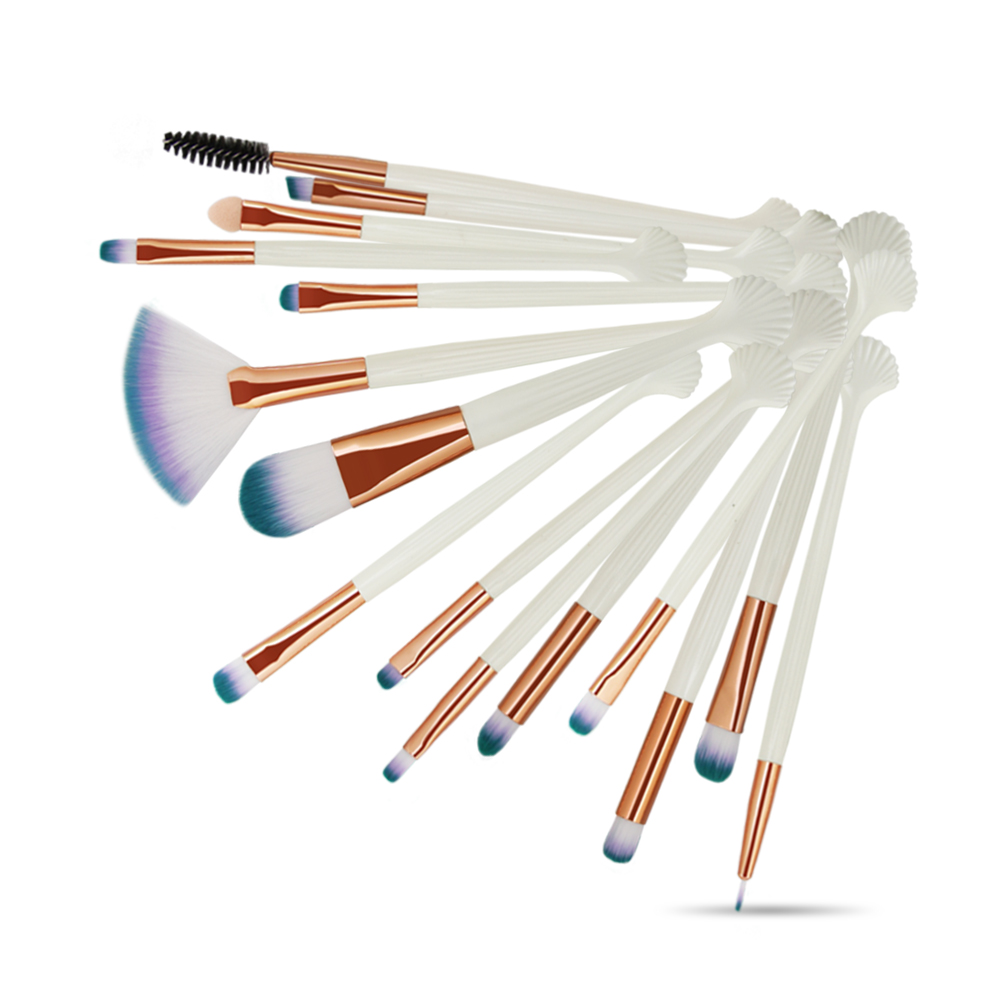 15 Shell Makeup Brush Set Beauty Tools MAG5558
