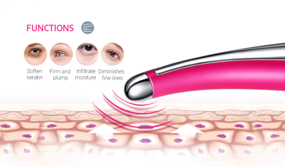 Electric Eye Instrument Massager Rechargeable Bags Wrinkles Remover Massaging Stick Pencil