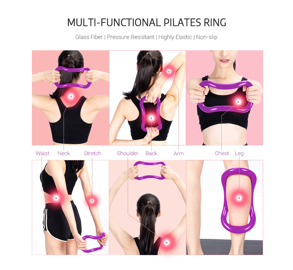 Pilates Yoga Loop Body Training Magic Fitness Circle Stretch Ring