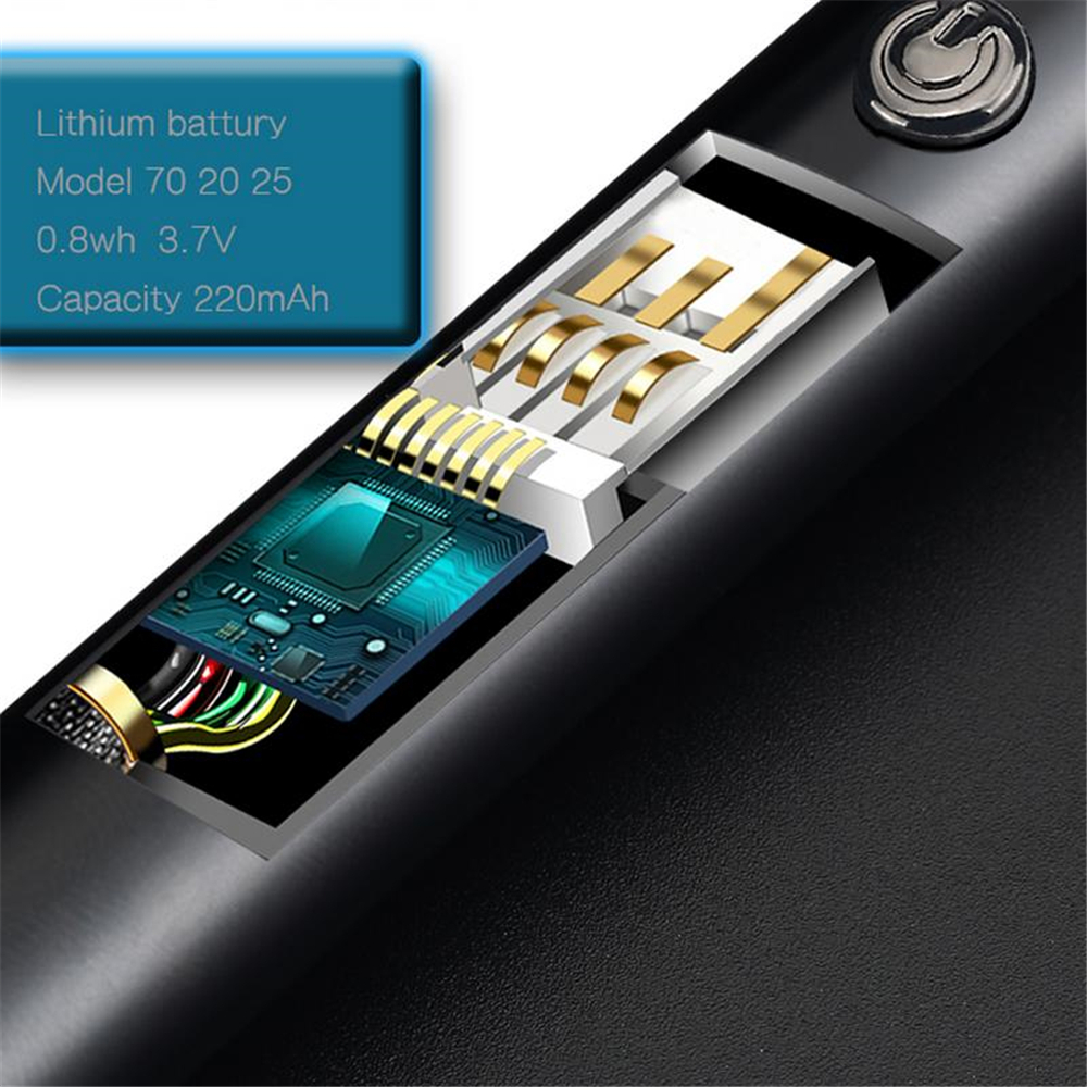 Flexible USB Rechargeable Windproof Plasma Flameless Lighters