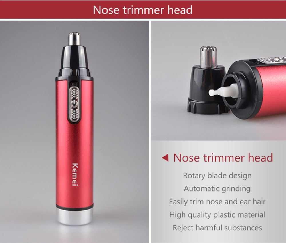 Kemei KM-6620 4 In 1Precision Ear Eyebrow Nose Trimmer Multifunction Shaver