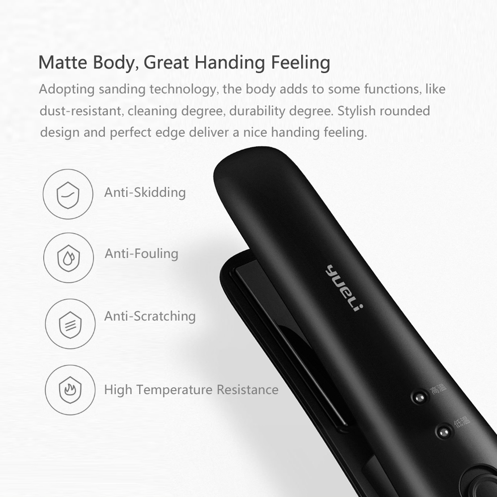 Xiaomi YueLi Wireless Mini Hair Straightener / Comb Portable LED Indicator