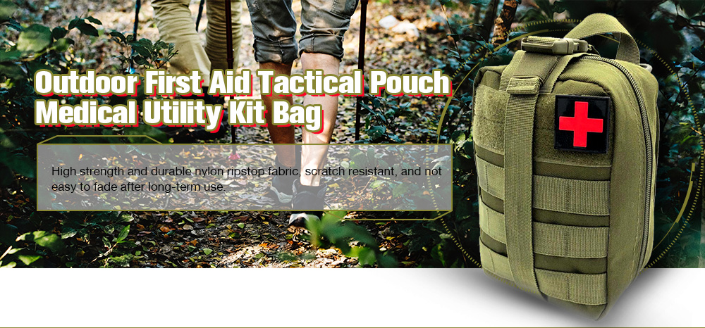 Outdoor Sports Emergency First Aid Kit Travel Lifesaving Pounch