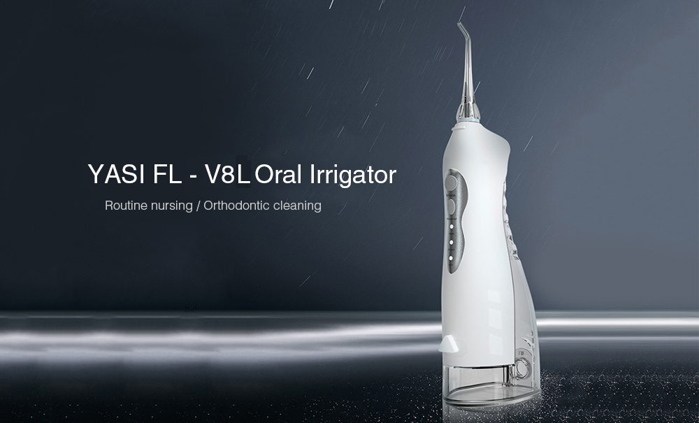 YASI FL - V8L Rechargeable Oral Irrigator Portable Waterproof Electric Dental Water Flosser