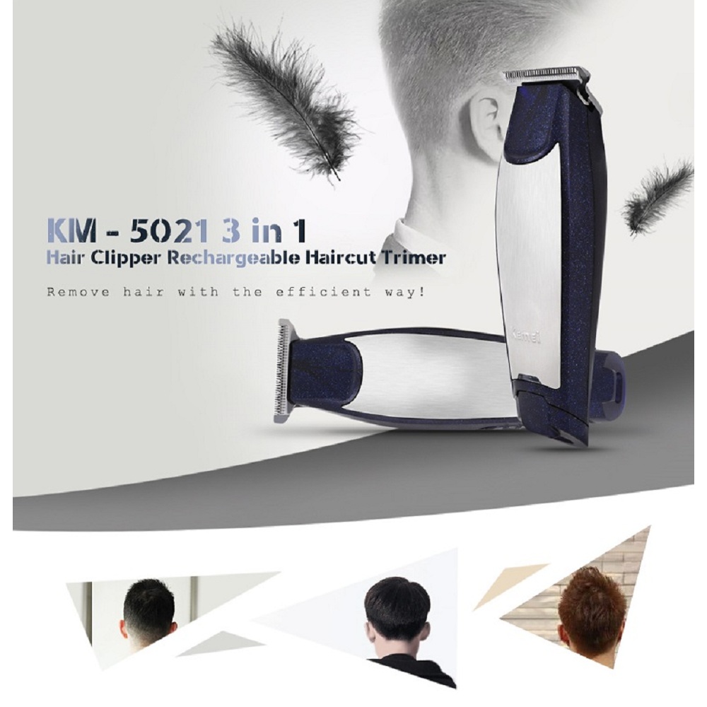 Kemei KM-5021 Electric Hair trimmer Rechargeable Shaver Hair Cutting Safety Razor