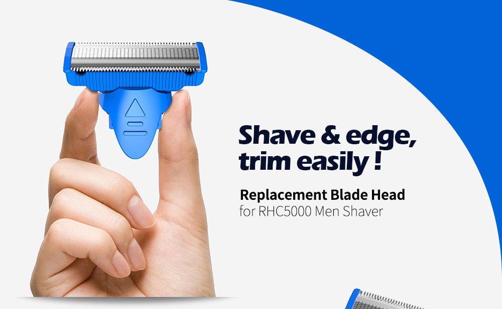 Rotating Double-edge Blade Rust-proof Shaving Head for RHC5000 Men Electric Razor