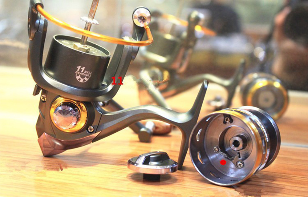 DK - 1000 Spinning Fishing Reel 11BBs 5.2 : 1