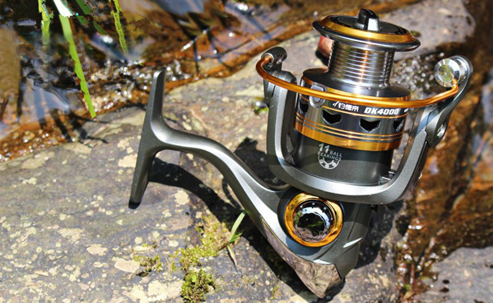 DK - 1000 Spinning Fishing Reel 11BBs 5.2 : 1