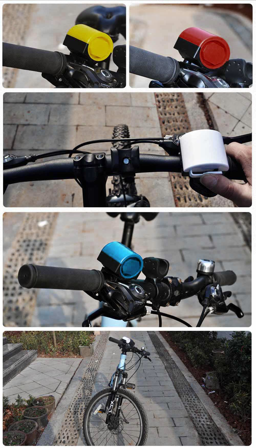 360 Degree Rotation Ultra-loud MTB Road Bicycle Bike Electronic Bell Horn Cycling Hooter Siren Accessory