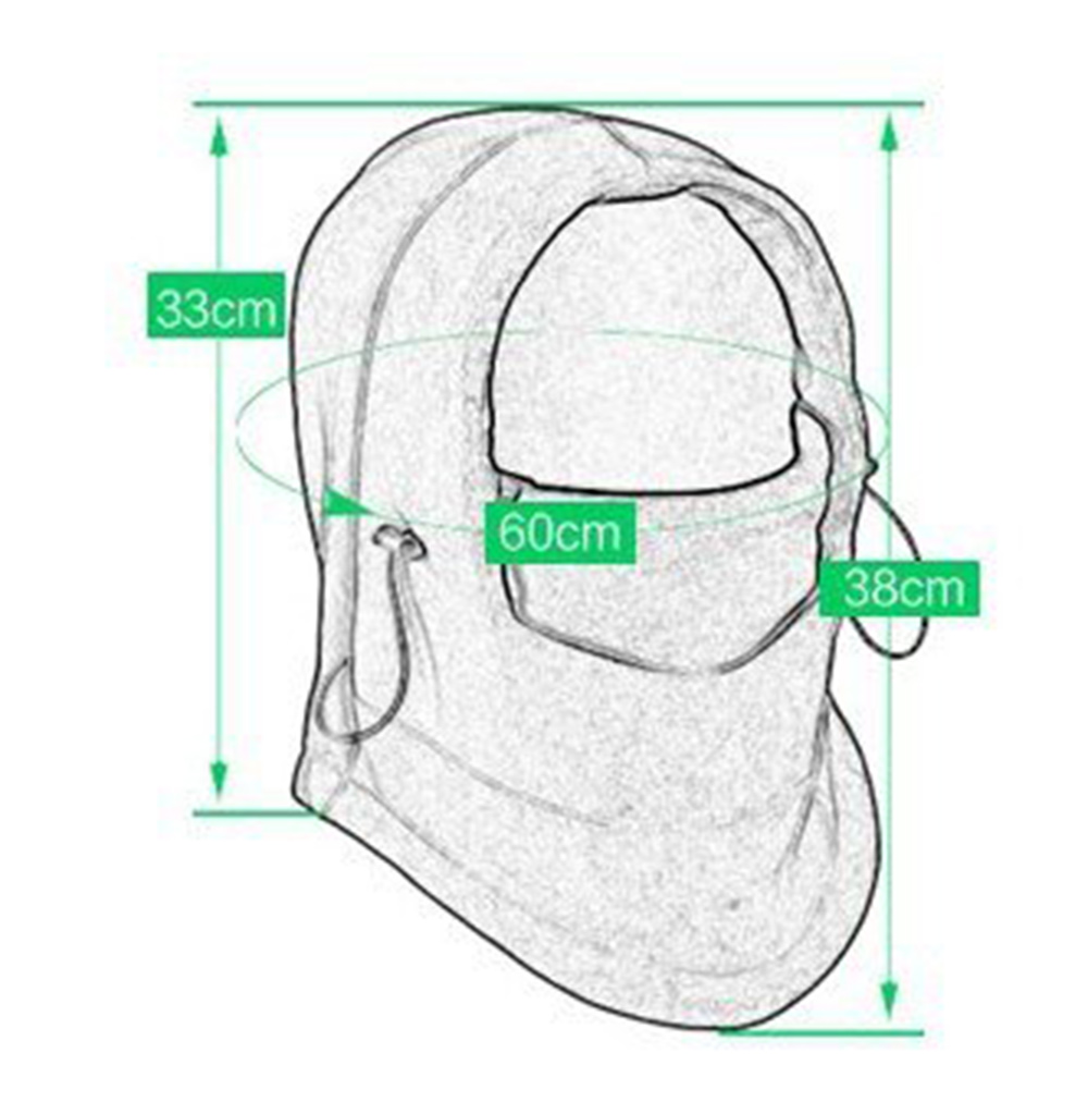 Multifunctional Outdoor Windproof Hat Thermal Face Mask