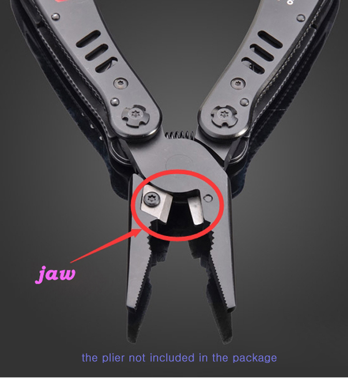 2pcs Jaws + 4 Screws for GANZO G302B Plier