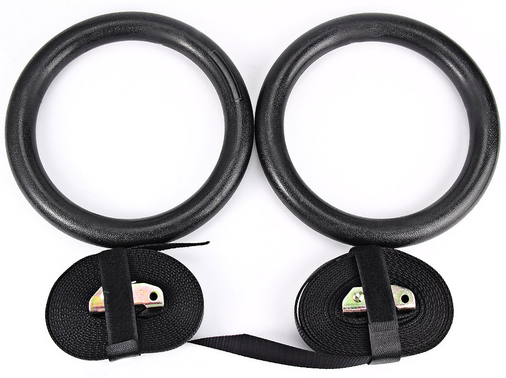 1 Pair Adjustable Gym Rings Chinning Upside Down Workout Exercise