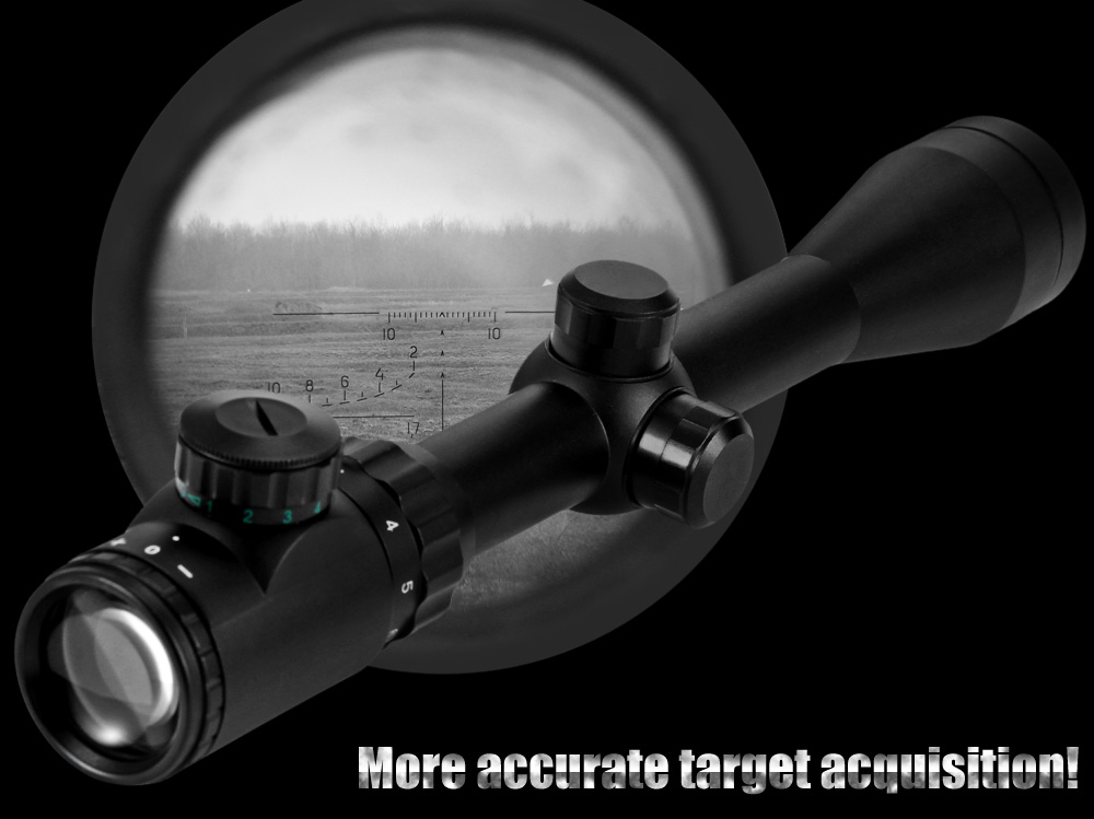 3 - 9 X 40EG Hunting Riflescope Full Size Mil-dot Tactical Optics Scope