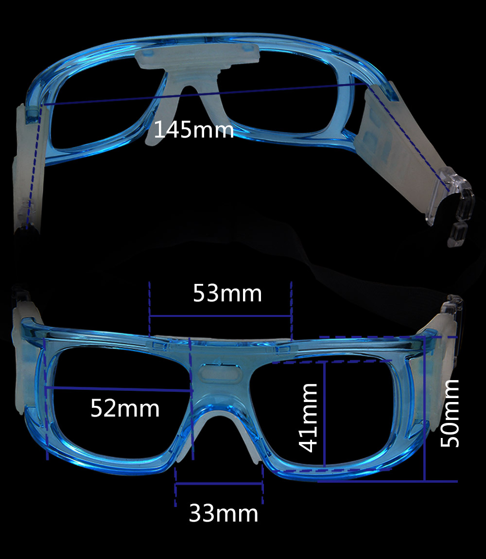 Outdoor Sports Protective Eyewear Goggles Anti Impact PC Lens