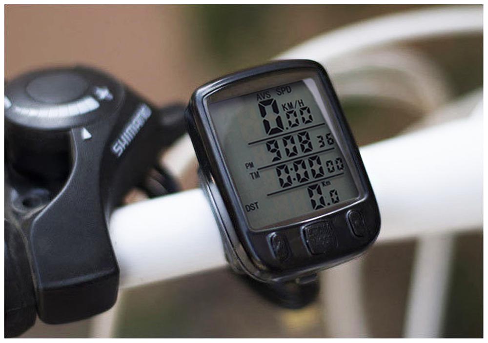 SD-563 Wireless Multi Function Waterproof Bicycle Computer Odometer with LCD Backlight