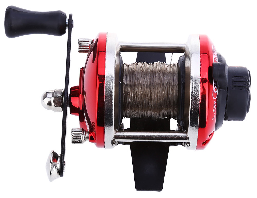 Mini Right Hand Casting Fishing Reel Sea River Ocean Boat Gear with 0.2mm 50m Line