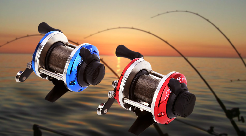 Mini Right Hand Casting Fishing Reel Sea River Ocean Boat Gear with 0.2mm 50m Line