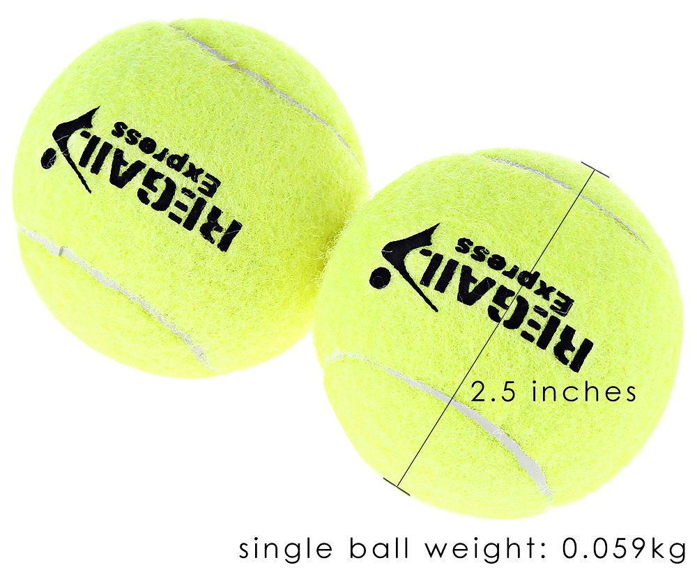 REGAIL 12pcs Tennis High Elasticity Training Ball