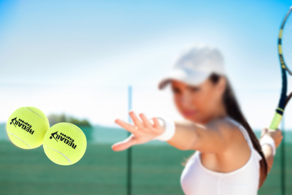 REGAIL 12pcs Tennis High Elasticity Training Ball