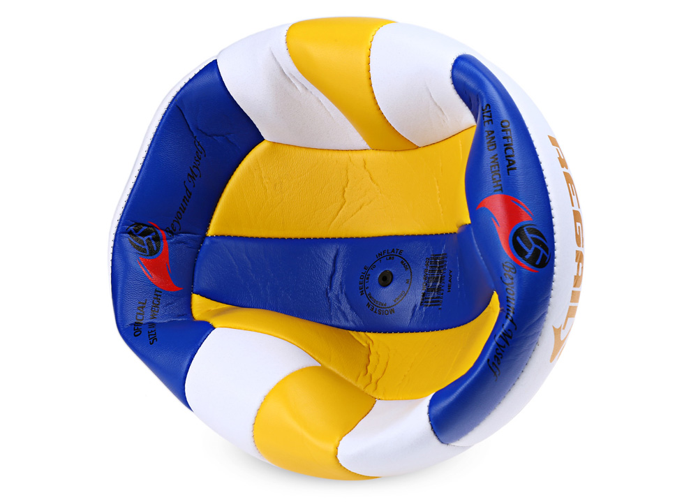 Regail Size 5 PU Foam Leather Volleyball Indoor Outdoor Match Training Ball
