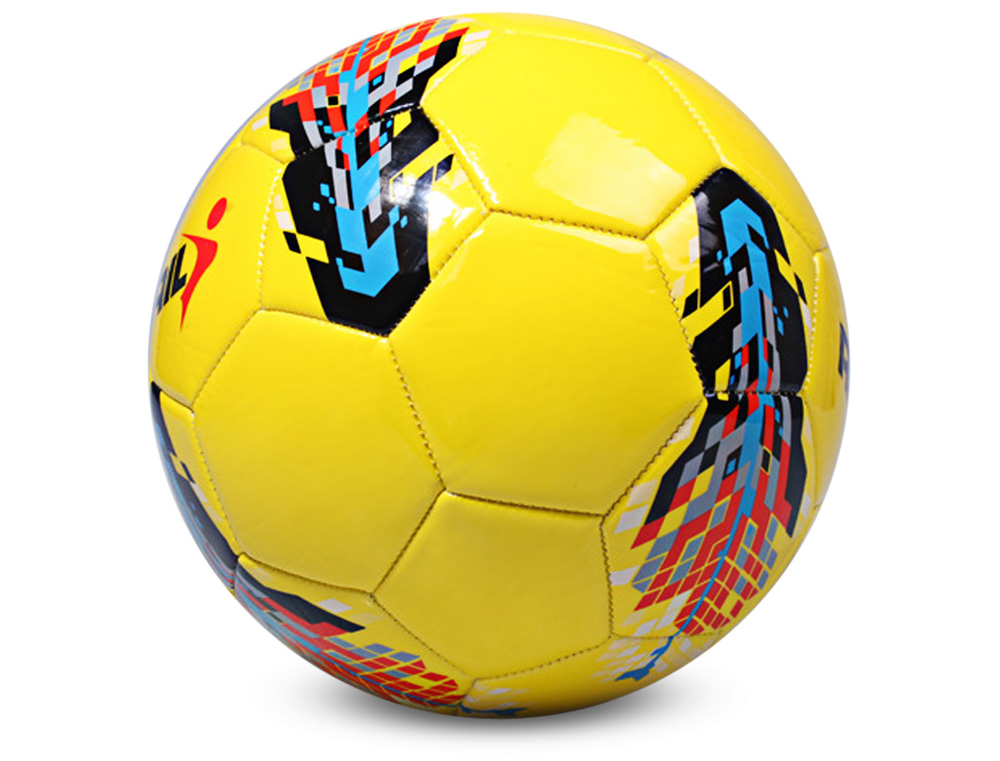 Regail Size 5 PU Machine Sewn Soccer for Teenager Football Training