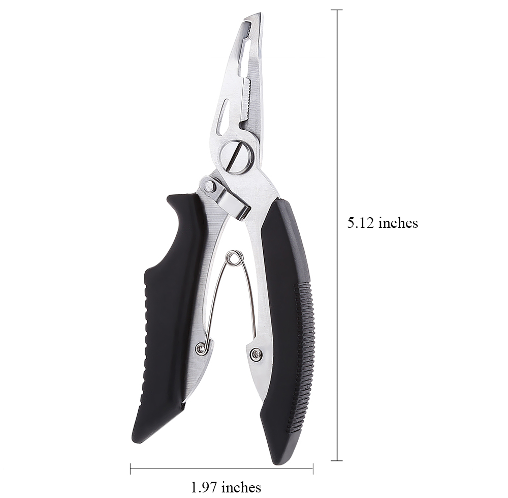 Multifunctional Fishing Eagle Nose Pliers Cutter Scissors Hook Remover