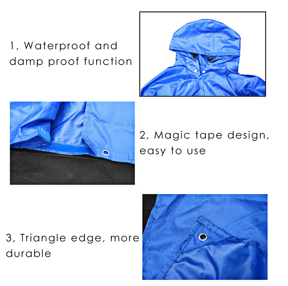 Bluefield 3 in 1 Multifunction Outdoor Camping Packable Poncho Raincoat