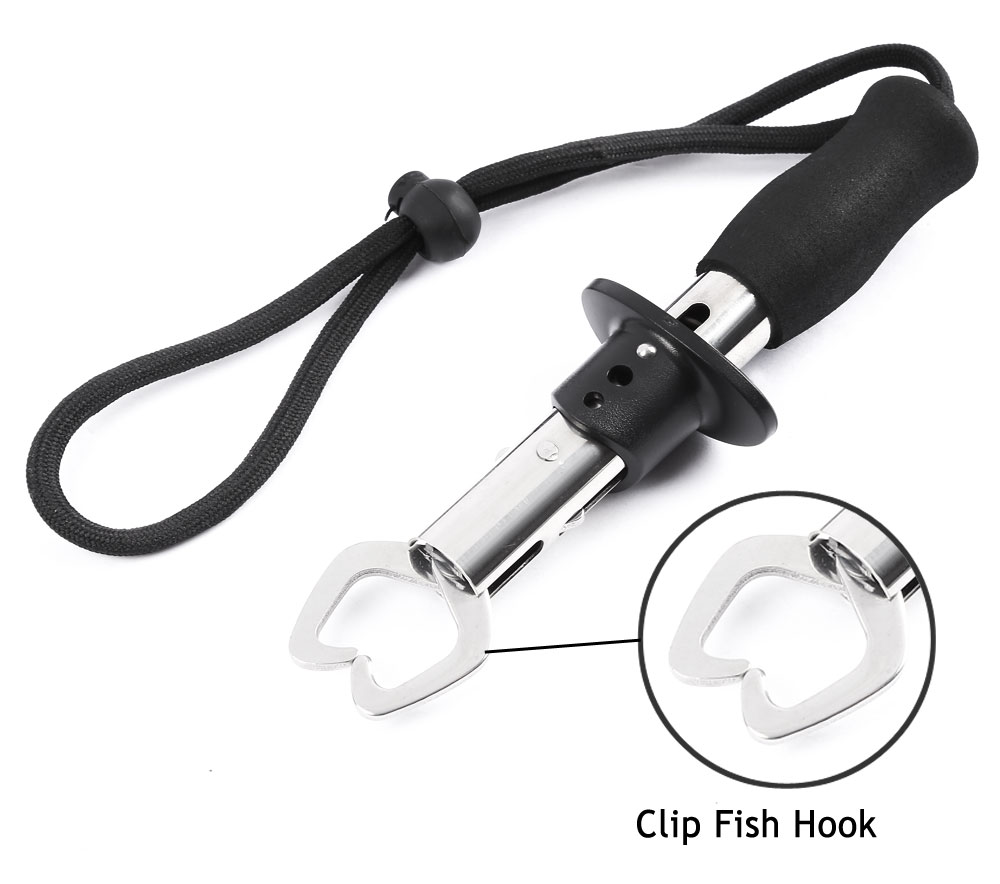 BL - 026 Portable Outdoor Pocket Control Stainless Steel Fish Lip Gripper Tool PKTLG