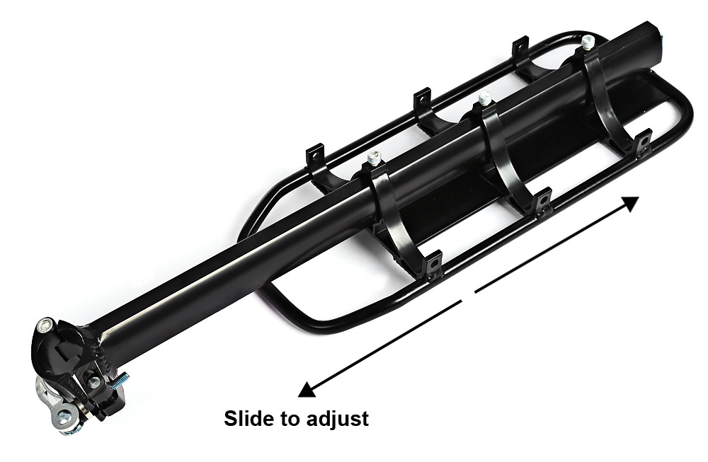 Adjustable Bicycle Rear Carrier Backseat Storage Rack Luggage Shelf Cycling Tool