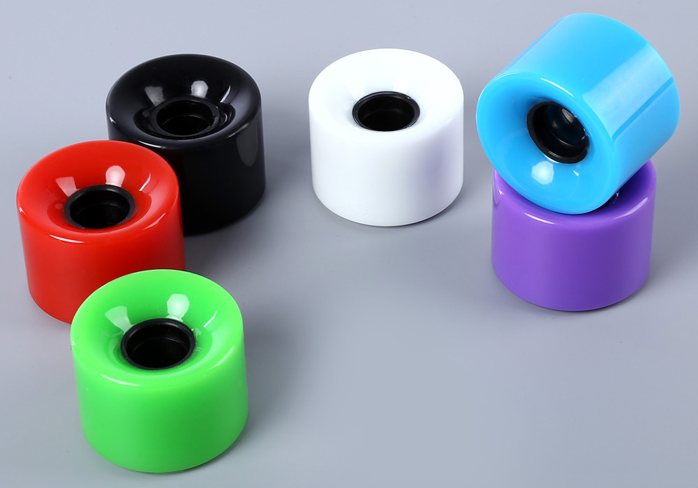 4pcs 60 x 45mm Solid Color Skateboard Wheels