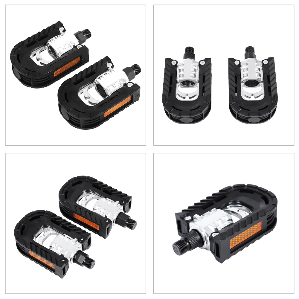 Paired Aluminum Alloy Bicycle Mountain Bike Folding Non-slip Pedals