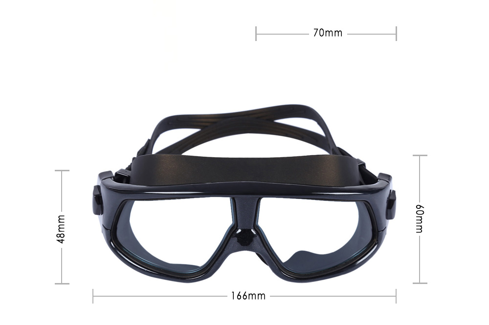Whale Unisex Anti-fog UV Shield Protect Water Resistant Eyewear Goggles Swimming Glasses