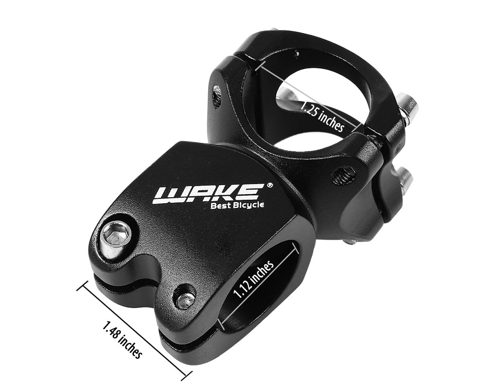 WAKE 31.8 x 28.6MM Cycling MTB Bike Bicycle Aluminum Alloy High-strength Short Handlebar Stem