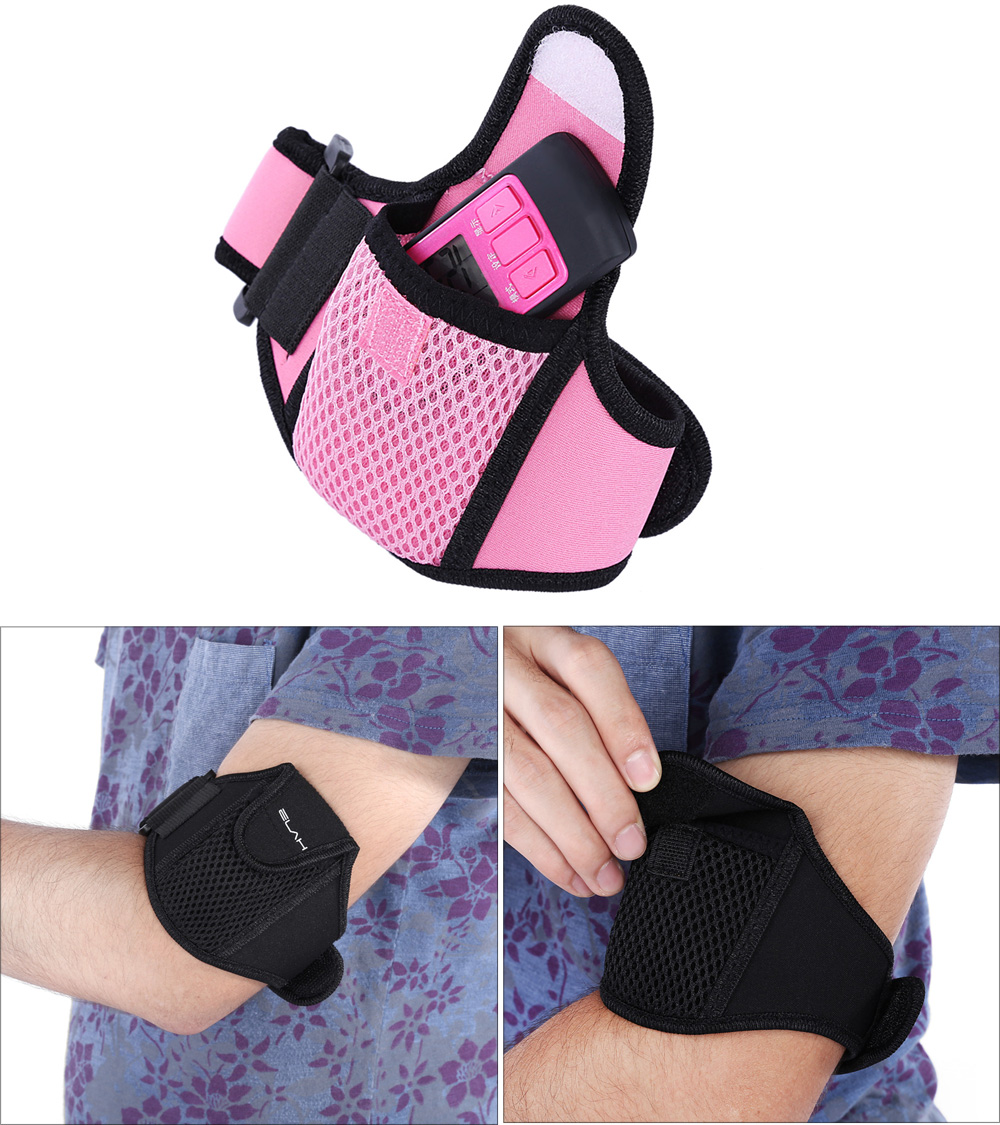 ELAH Outdoor Gym Jogging Cycling Running Portable Pedometer MP3 Arm Shank Bag