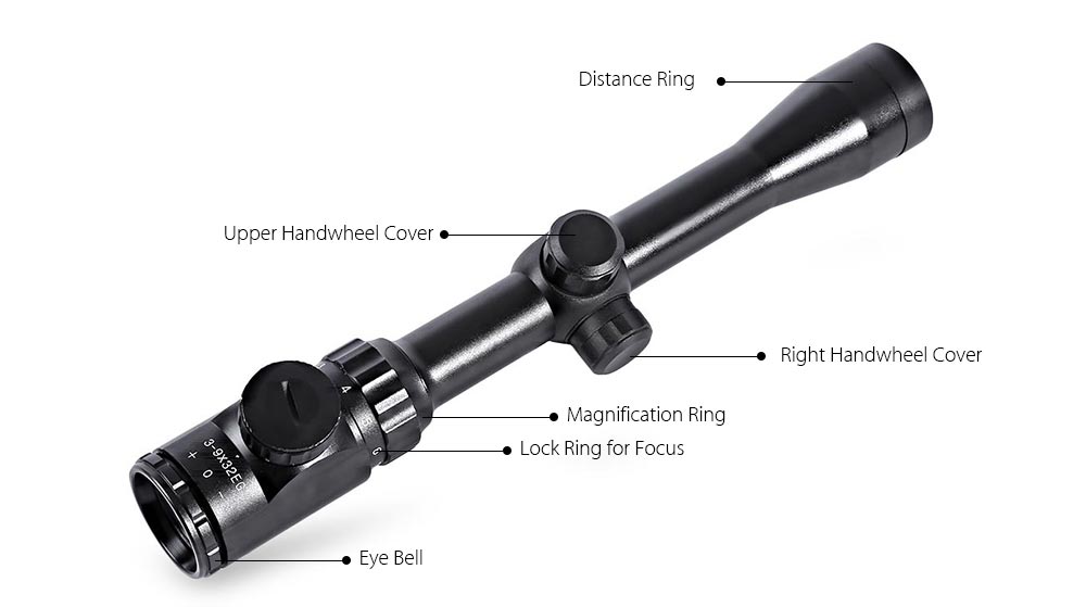 3 - 9x32EG Outdoor Tactical Riflescope Fast Optical Sight