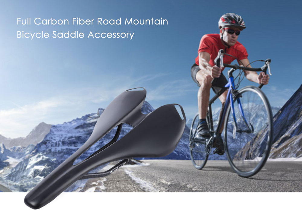 Full Carbon Fiber Road Mountain Bicycle Saddle Accessory