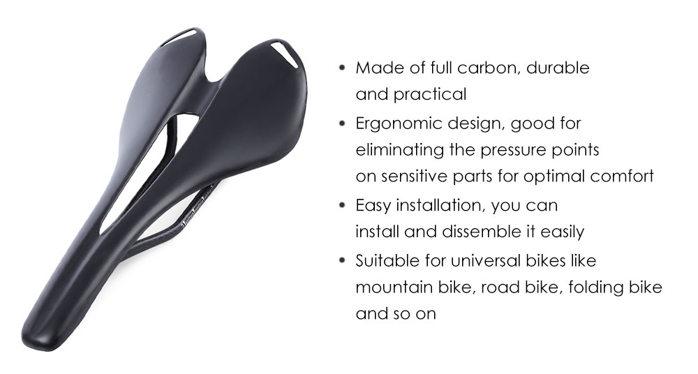 Full Carbon Fiber Road Mountain Bicycle Saddle Accessory