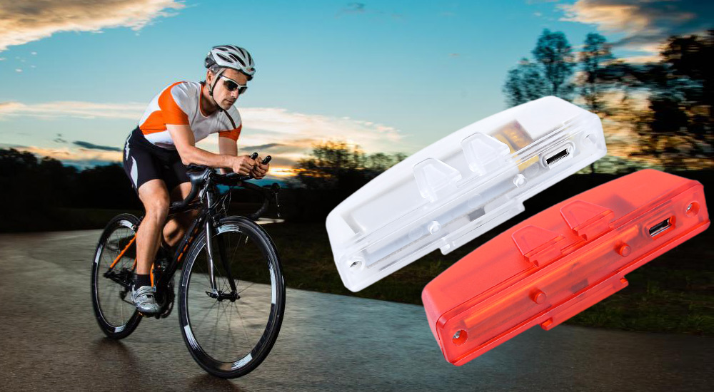 Water Resistant USB Rechargeable Bicycle Tail Light Ultra Bright 6 Modes LED Bike Safety Flash Lamp