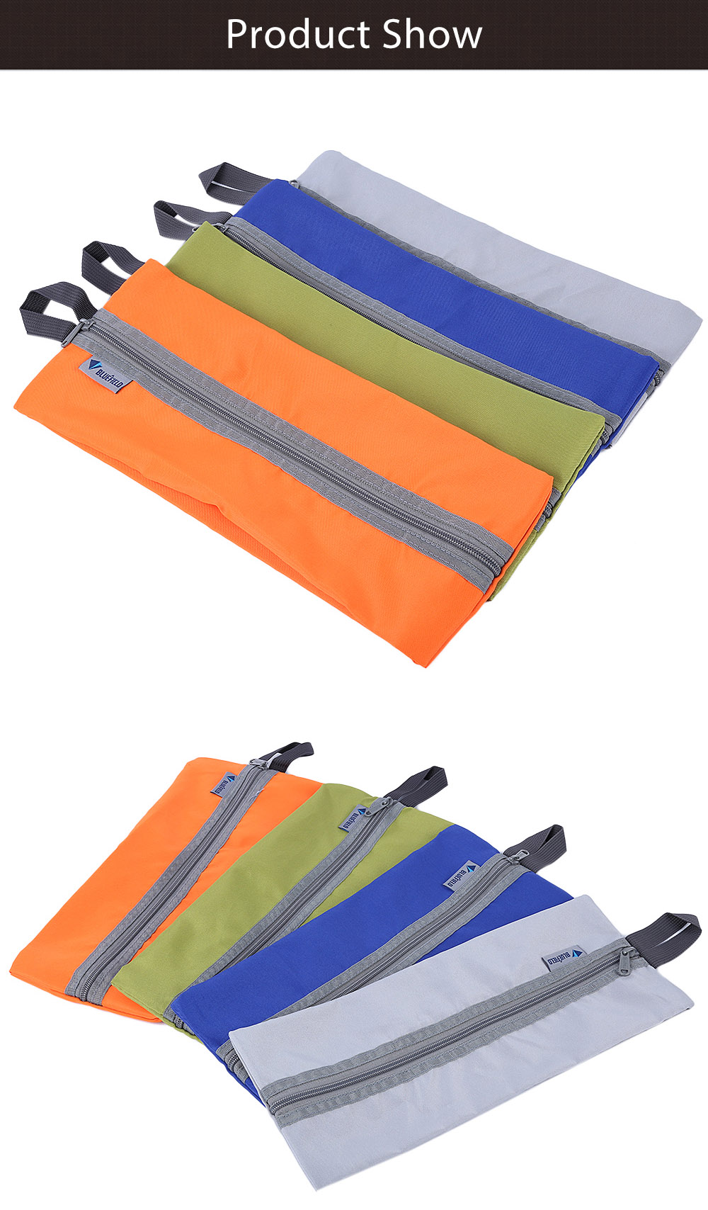 Bluefield Portable Shoe Bag Multifunction Travel Tote Storage Case Organizer
